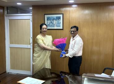 Hon'ble Member Welcomes newly appointed Hon'ble Chairman, Sh. Dharmendra, IAS Retired
